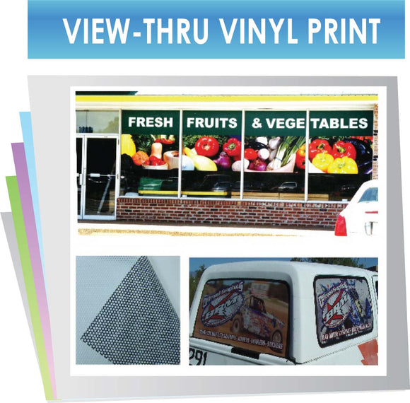 View-Thru Vinyl Print