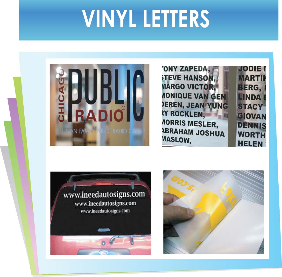 VINYL LETTERS