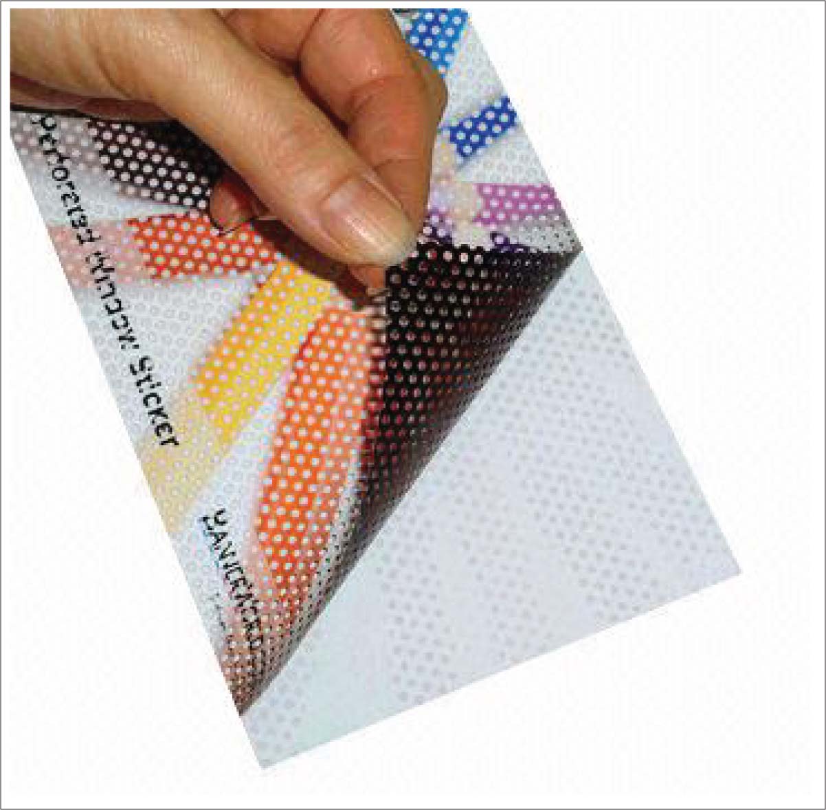 VIEW-THRU VINYL PRINT