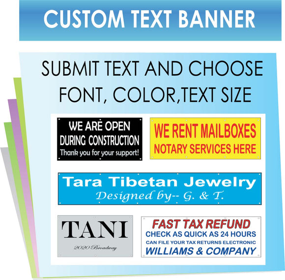 Text Banners
