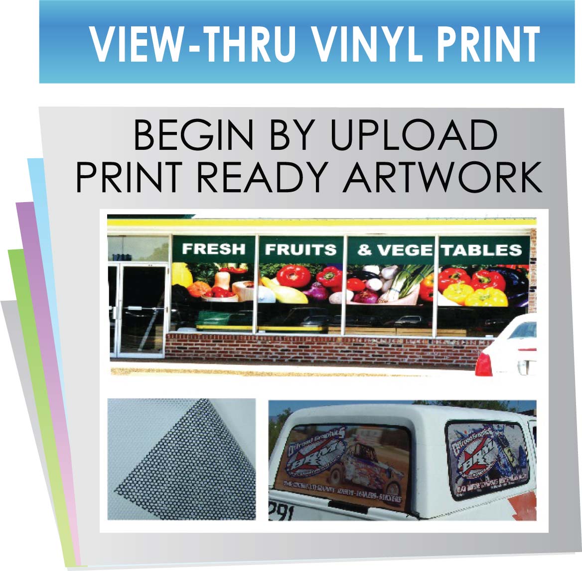 VIEW-THRU VINYL PRINT